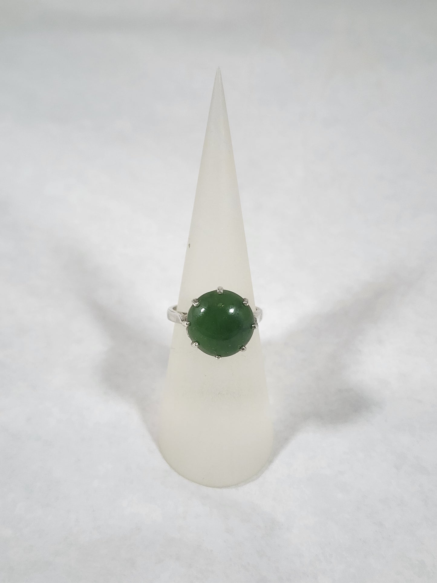 Pounamu Princess Cut - Ring