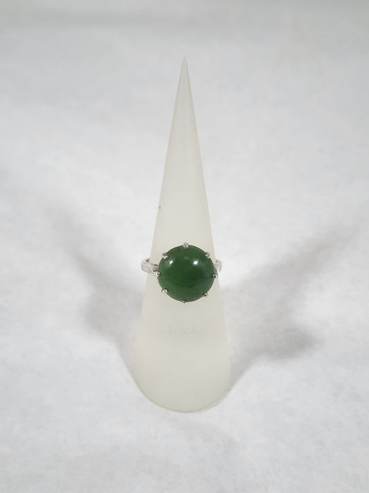 Pounamu Princess Cut - Ring