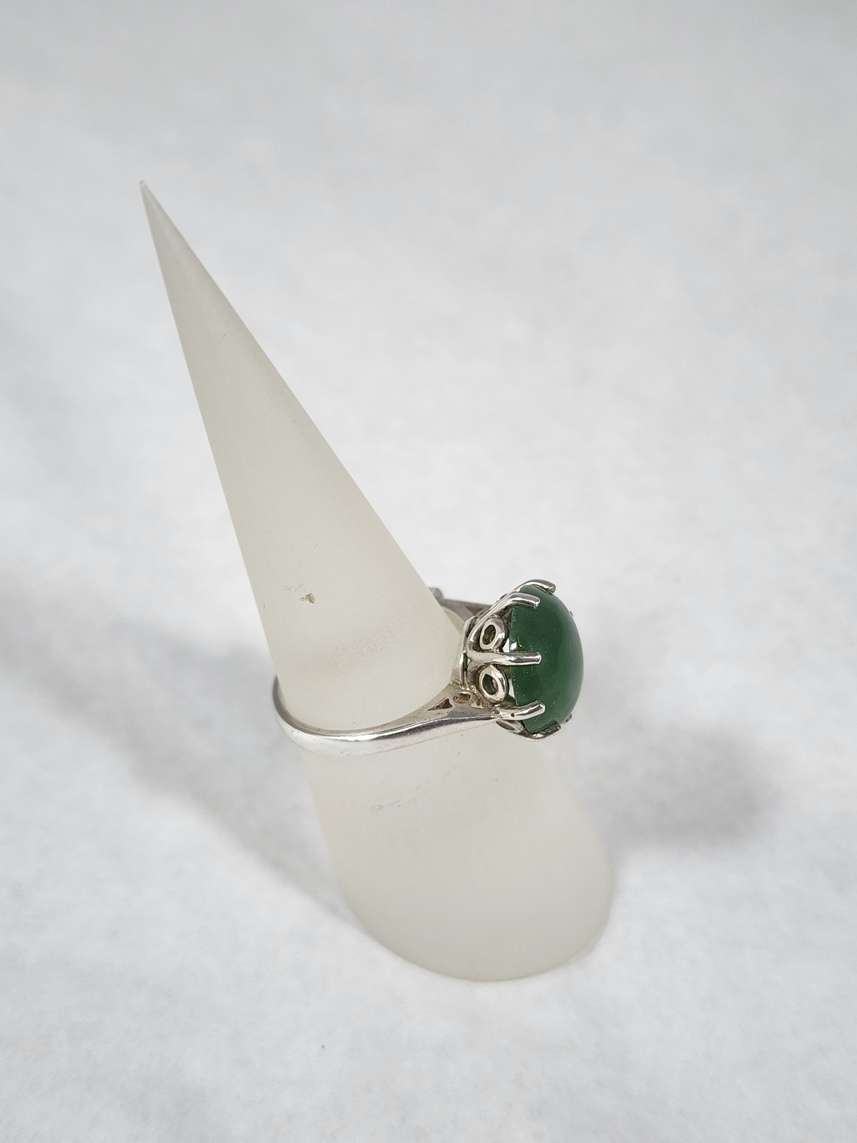 Pounamu Princess Cut - Ring