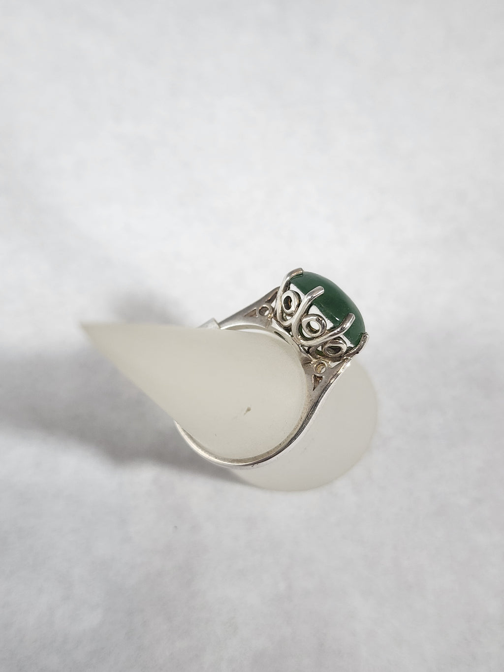 Pounamu Princess Cut - Ring