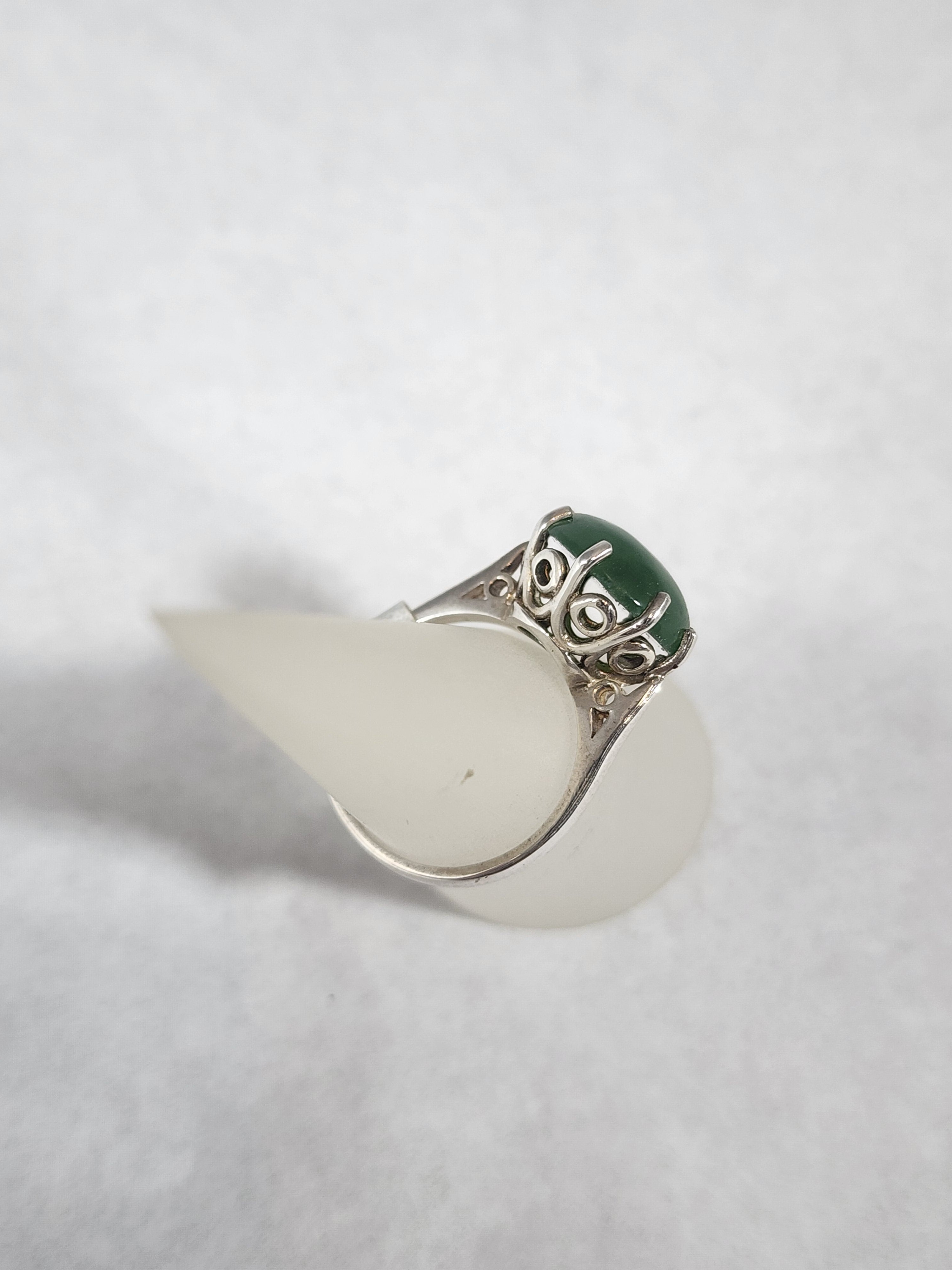 Pounamu Princess Cut - Ring