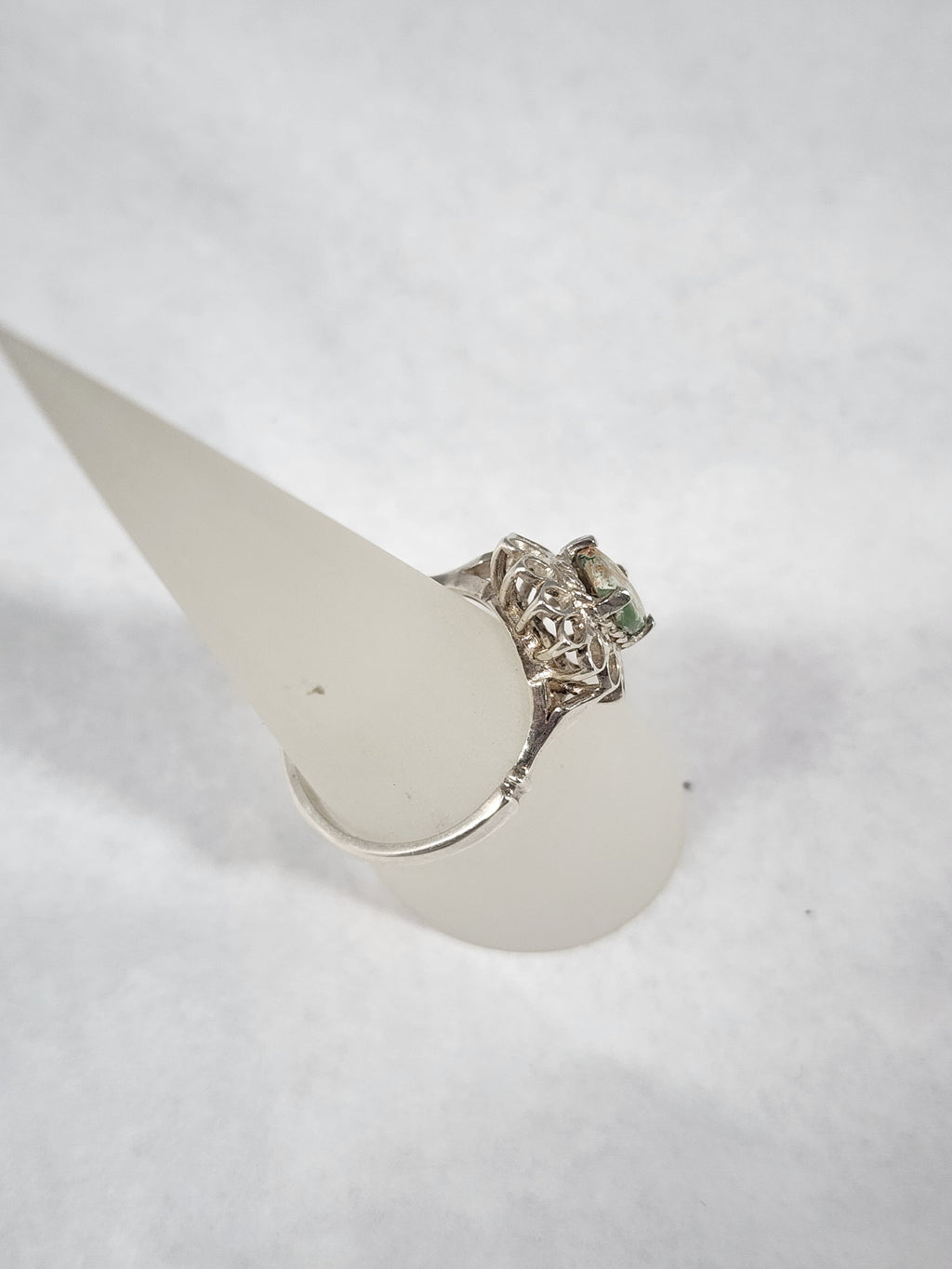 Pounamu Princess Cut - Ring