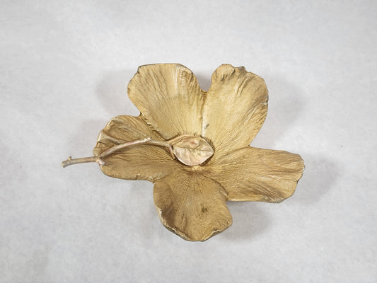 Flower Salt Dish with Spoon