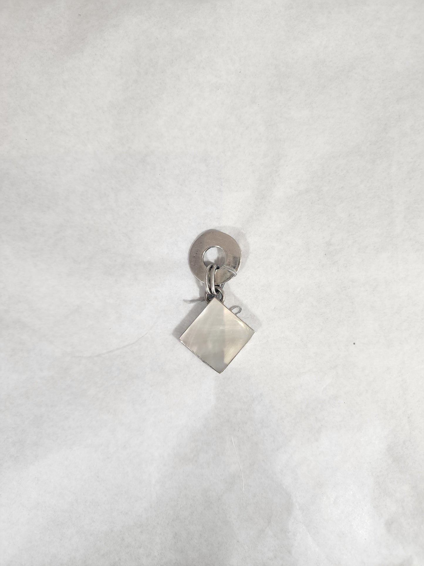 Mother of Pearl Square -  Pendant