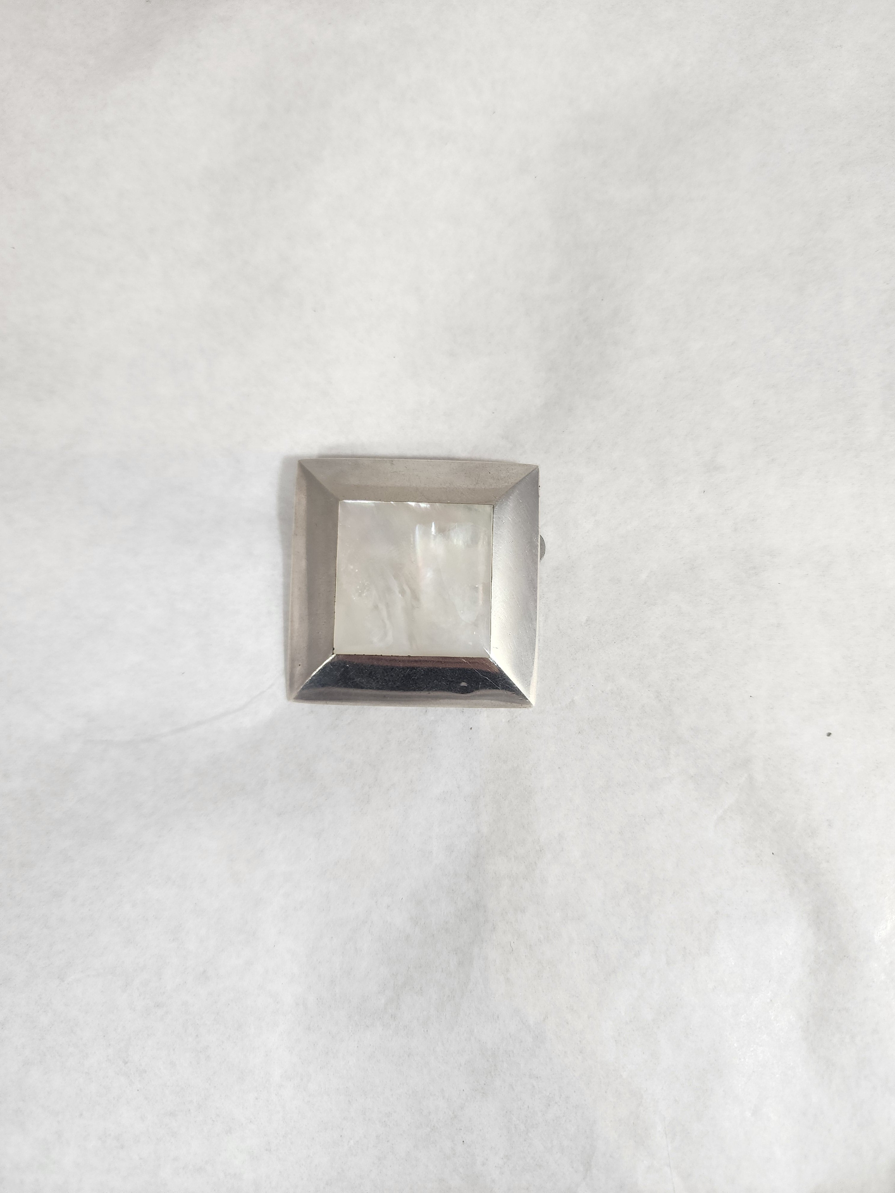 Mother of Pearl Square -  Pendant