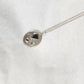 Pink Tourmaline Shell Fragment - Necklace