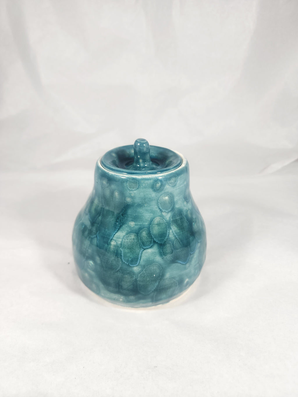 Dark Turquoise Neptune Jar