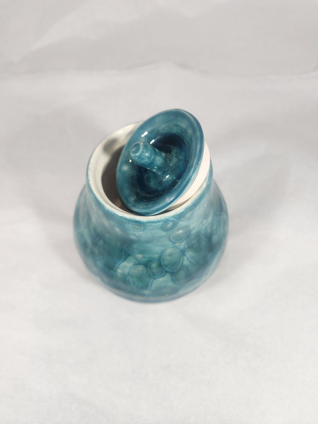 Dark Turquoise Neptune Jar