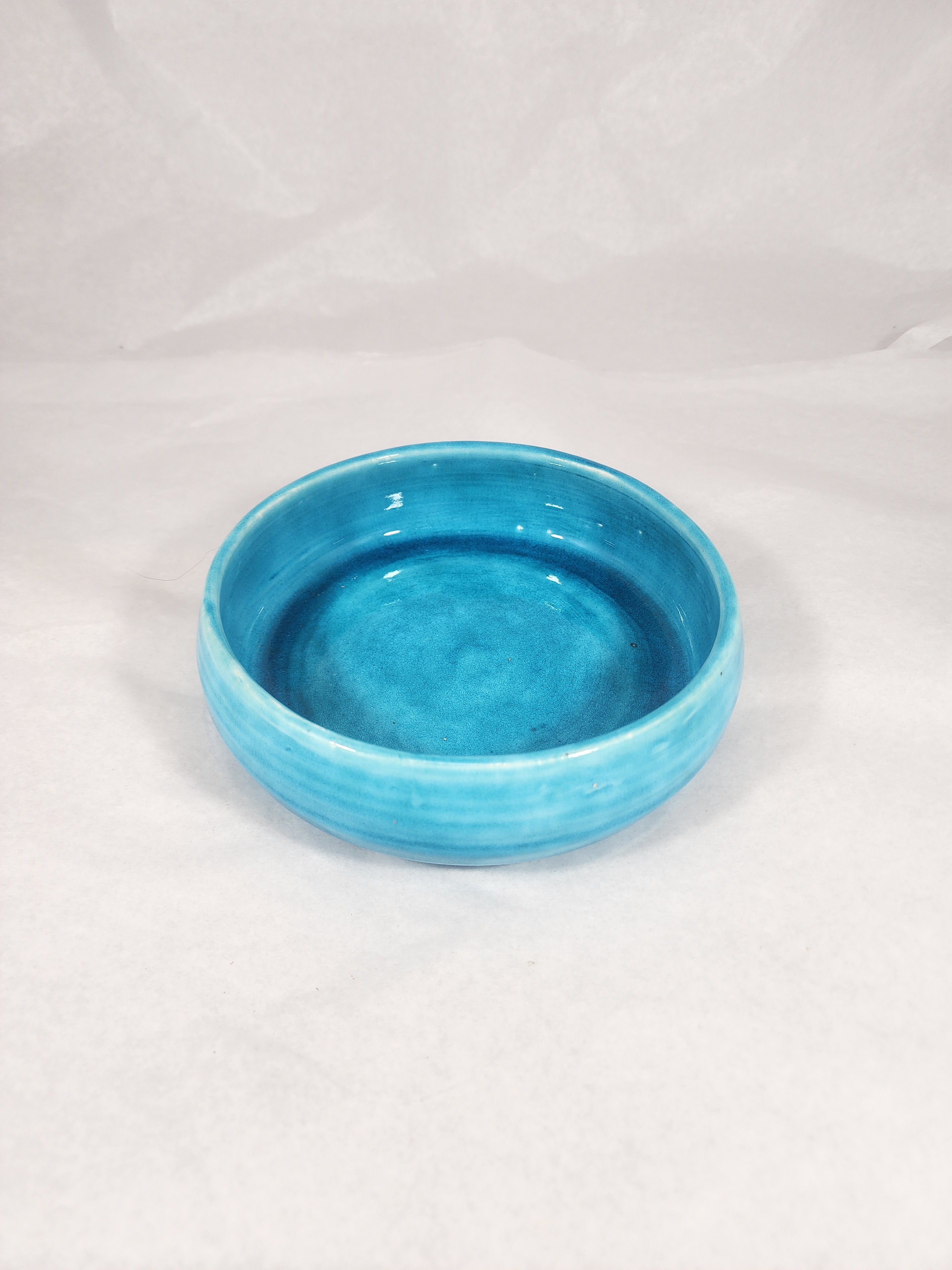 Turquoise Shallow Bowl