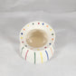 Medium Vase - Clear Glaze with Stripes