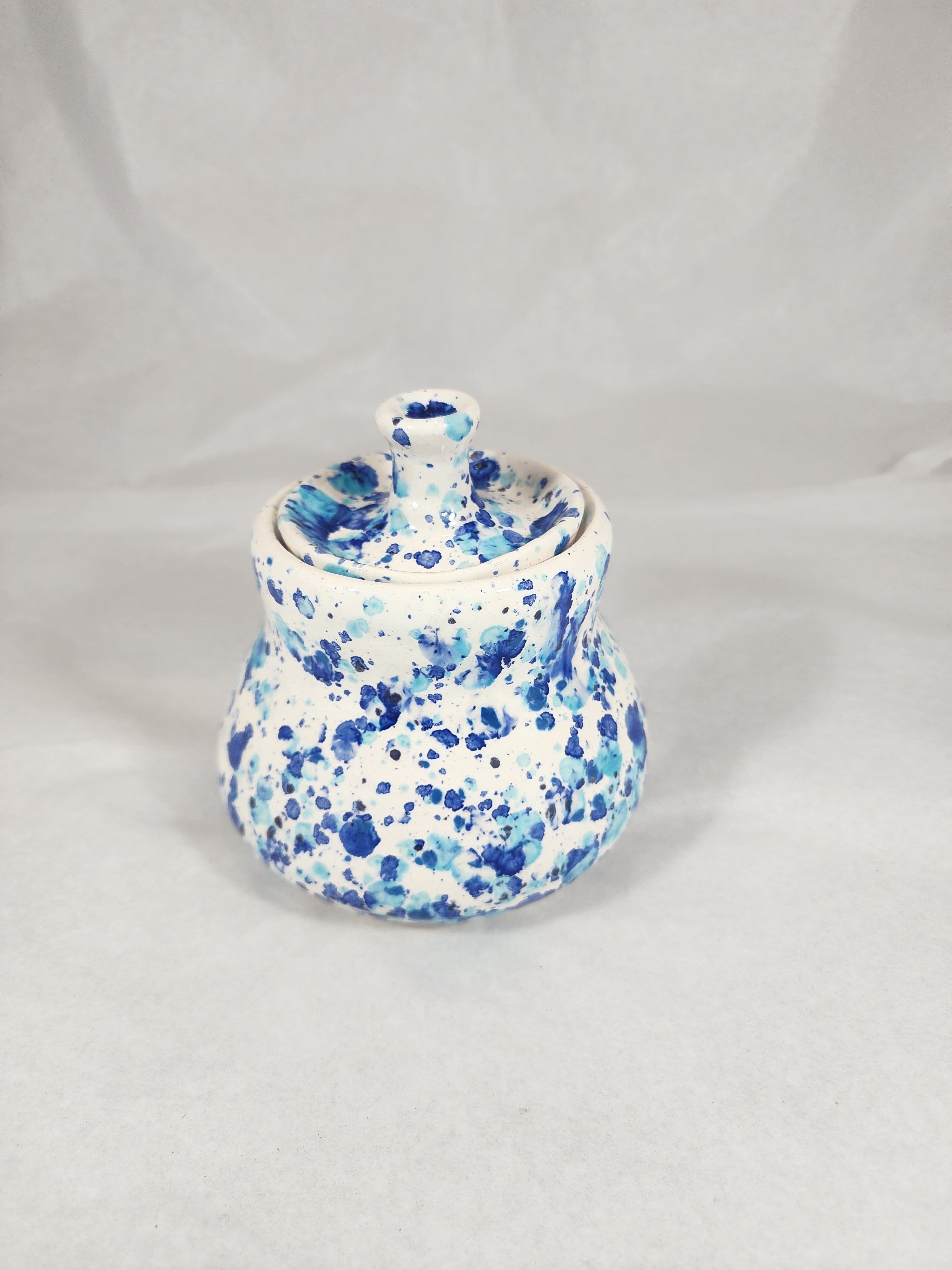 Lolly Jar with Lid - Blue Eyes