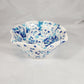 Scalloped Bowl - Blue Eyes