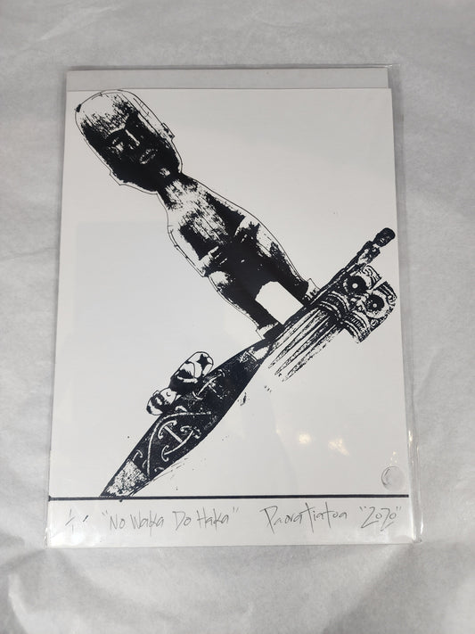 No Waka Do Haka - Screen Print