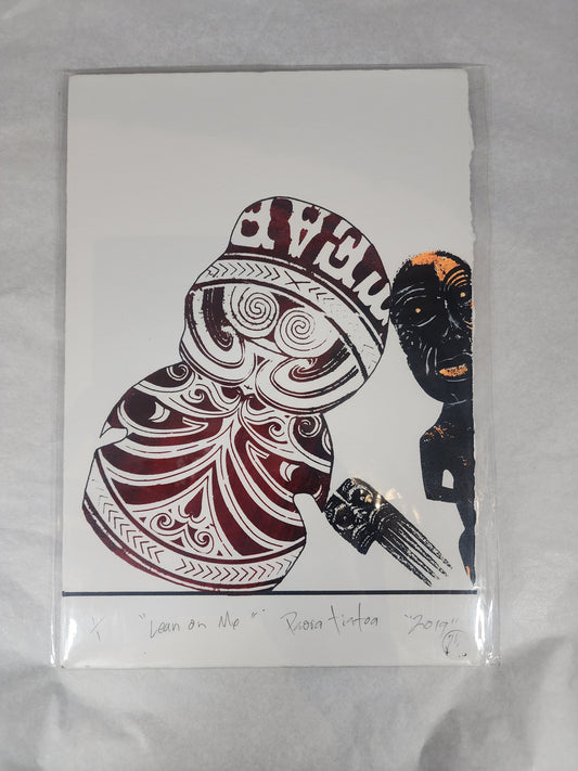 Lean on Me - Screen Print