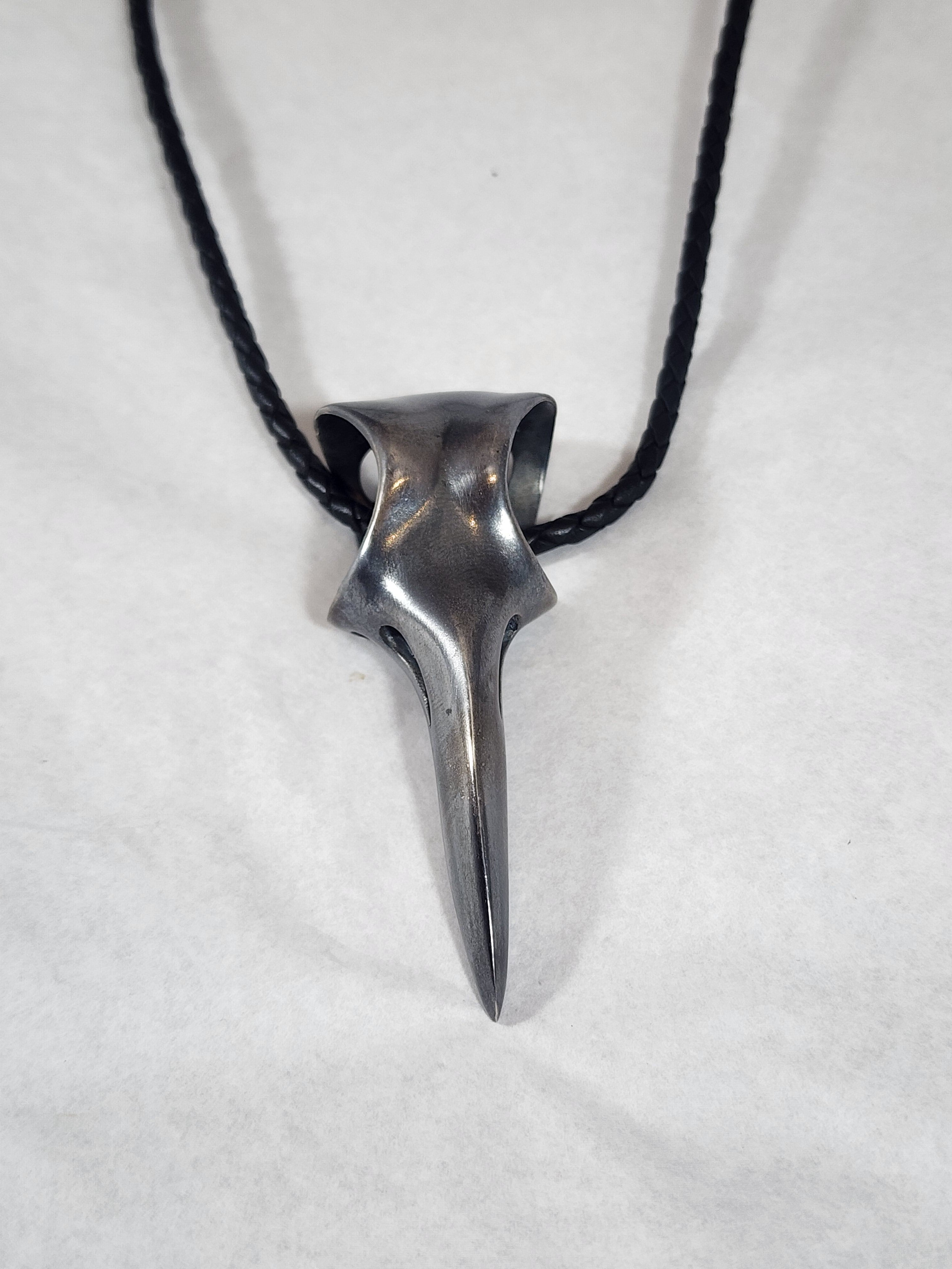 Raven Bird Skull - Pendant