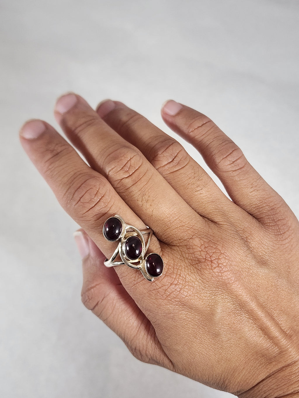 3 Stone Garnet - Ring