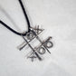 Noughts and Crosses - Pendant