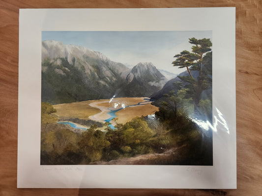 Lower Olivine Flats - Paper Print