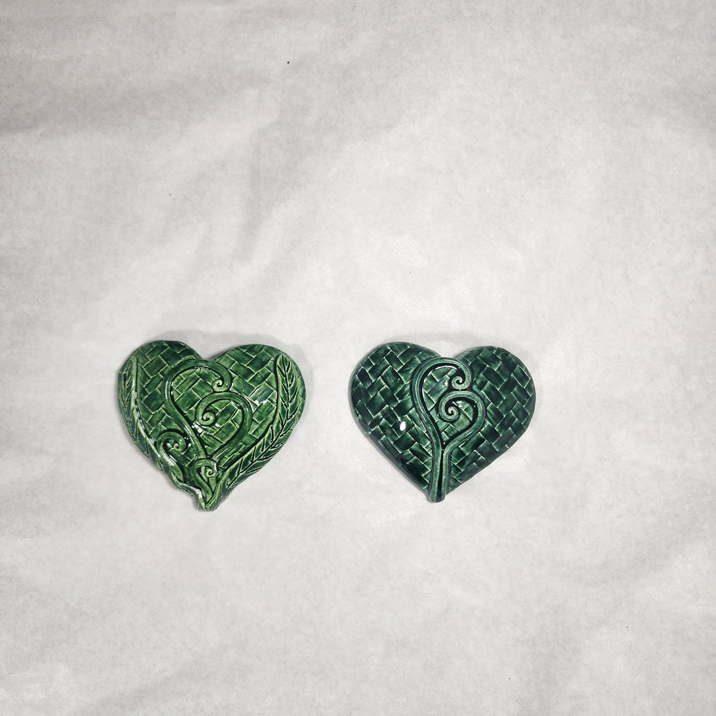Koru Hearts - Ceramic Wall Hanging