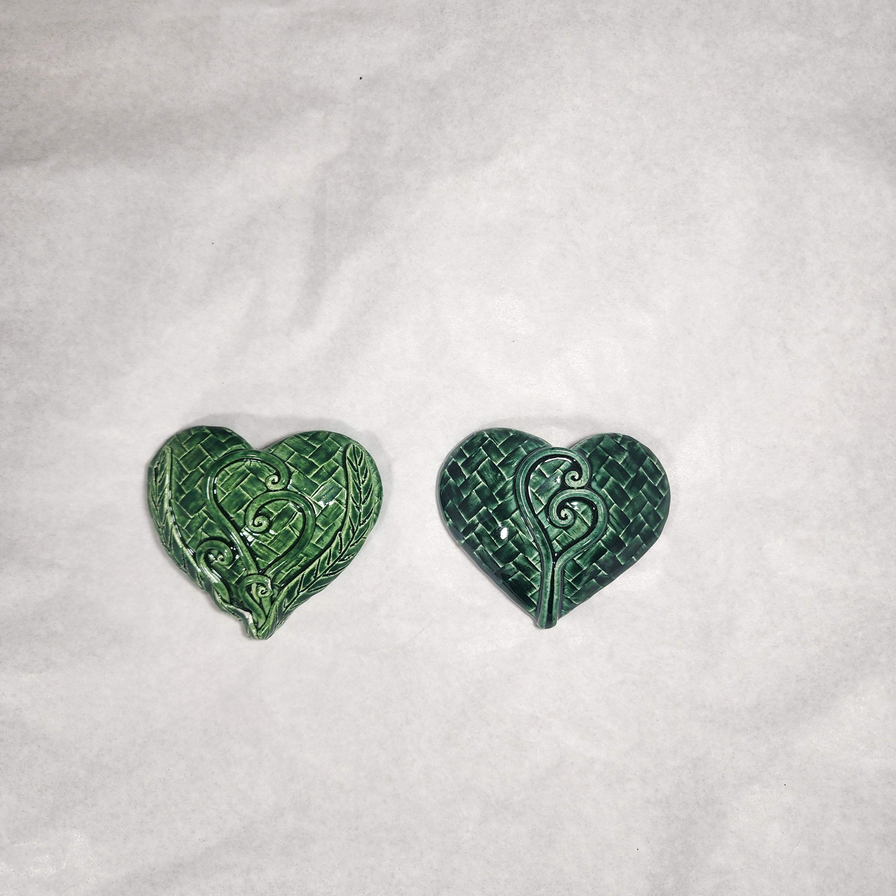 Koru Hearts - Ceramic Wall Hanging