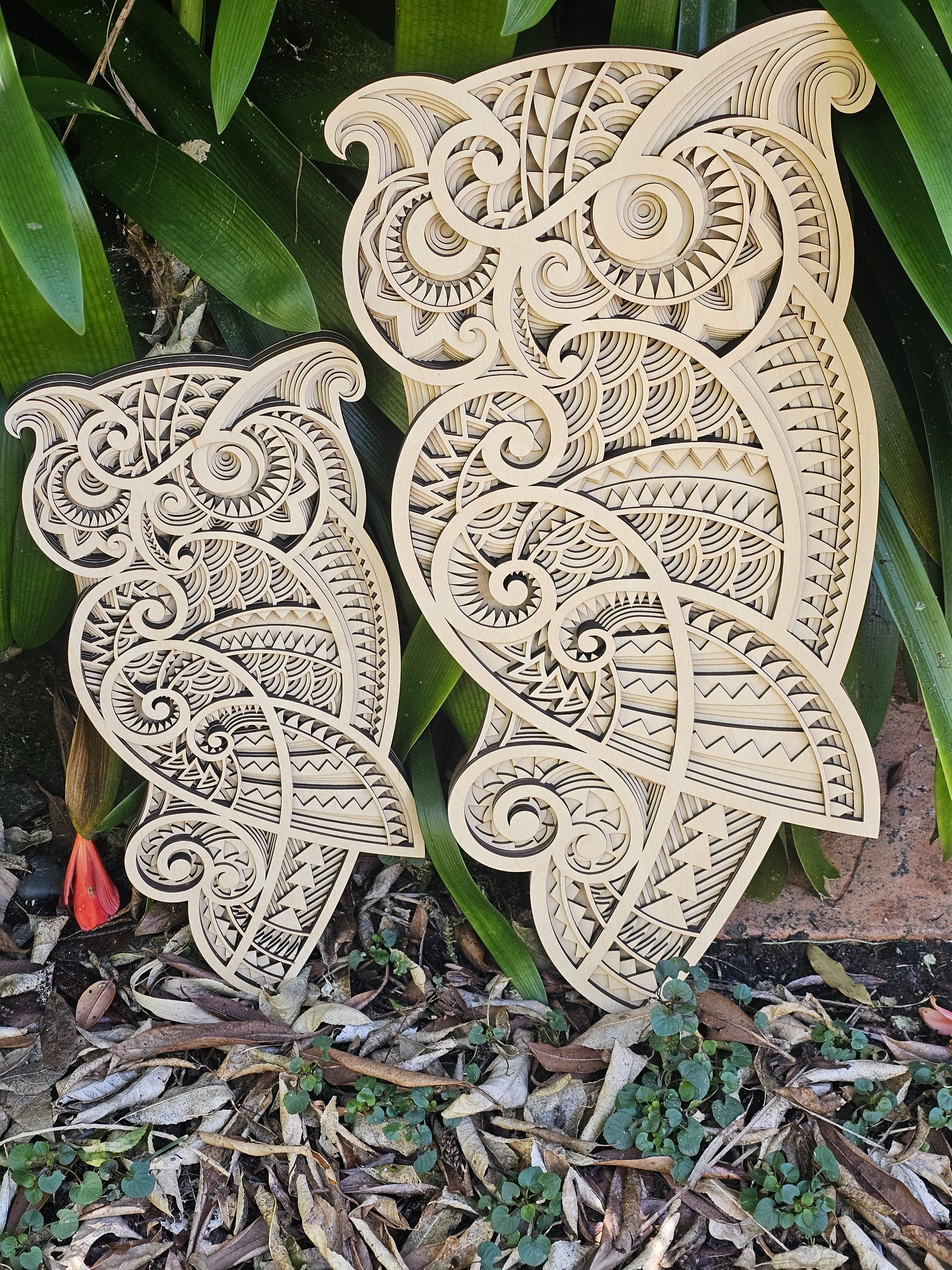 3D Owl - Wall Art
