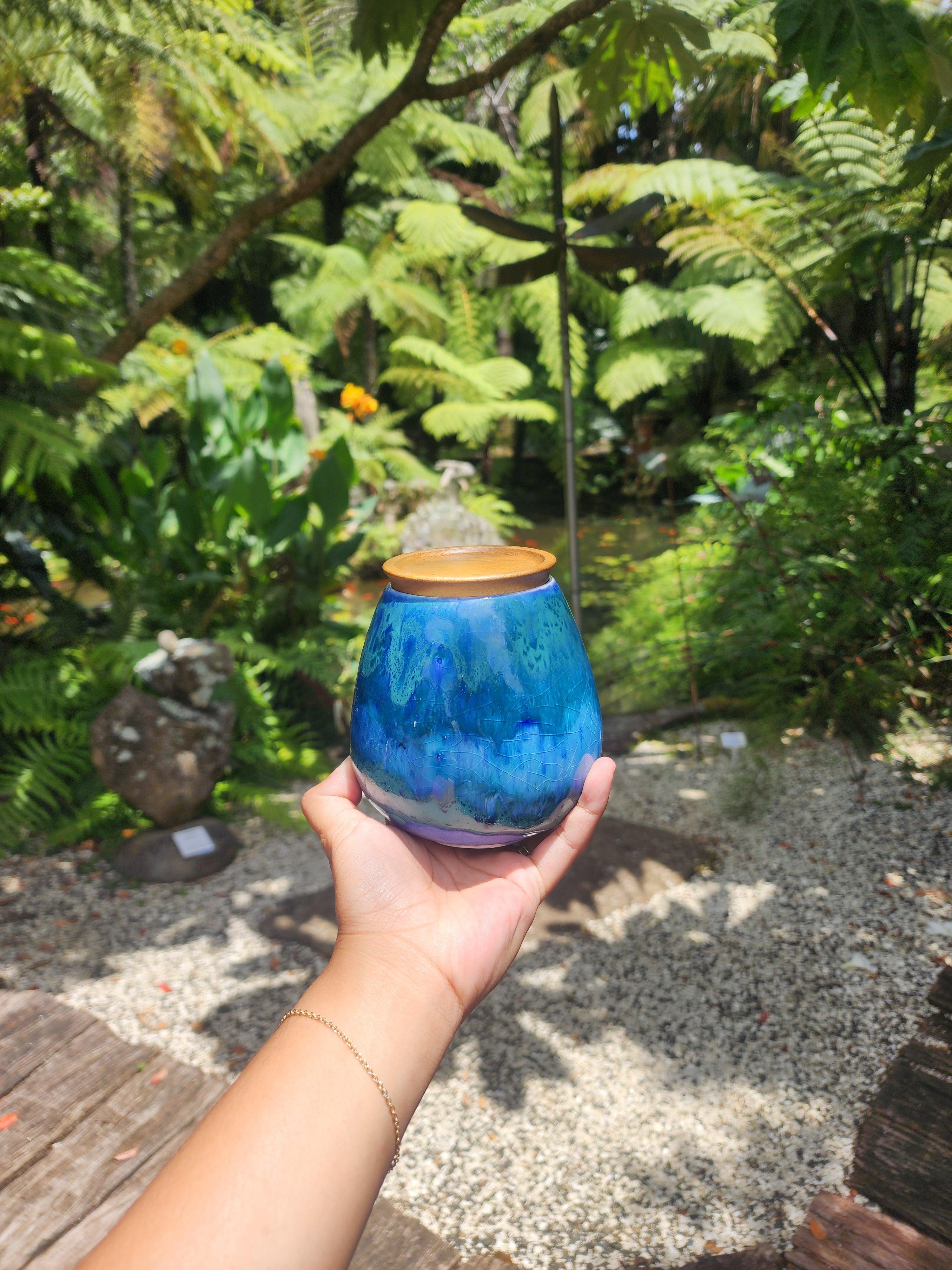 Cannister with Wooden Lid