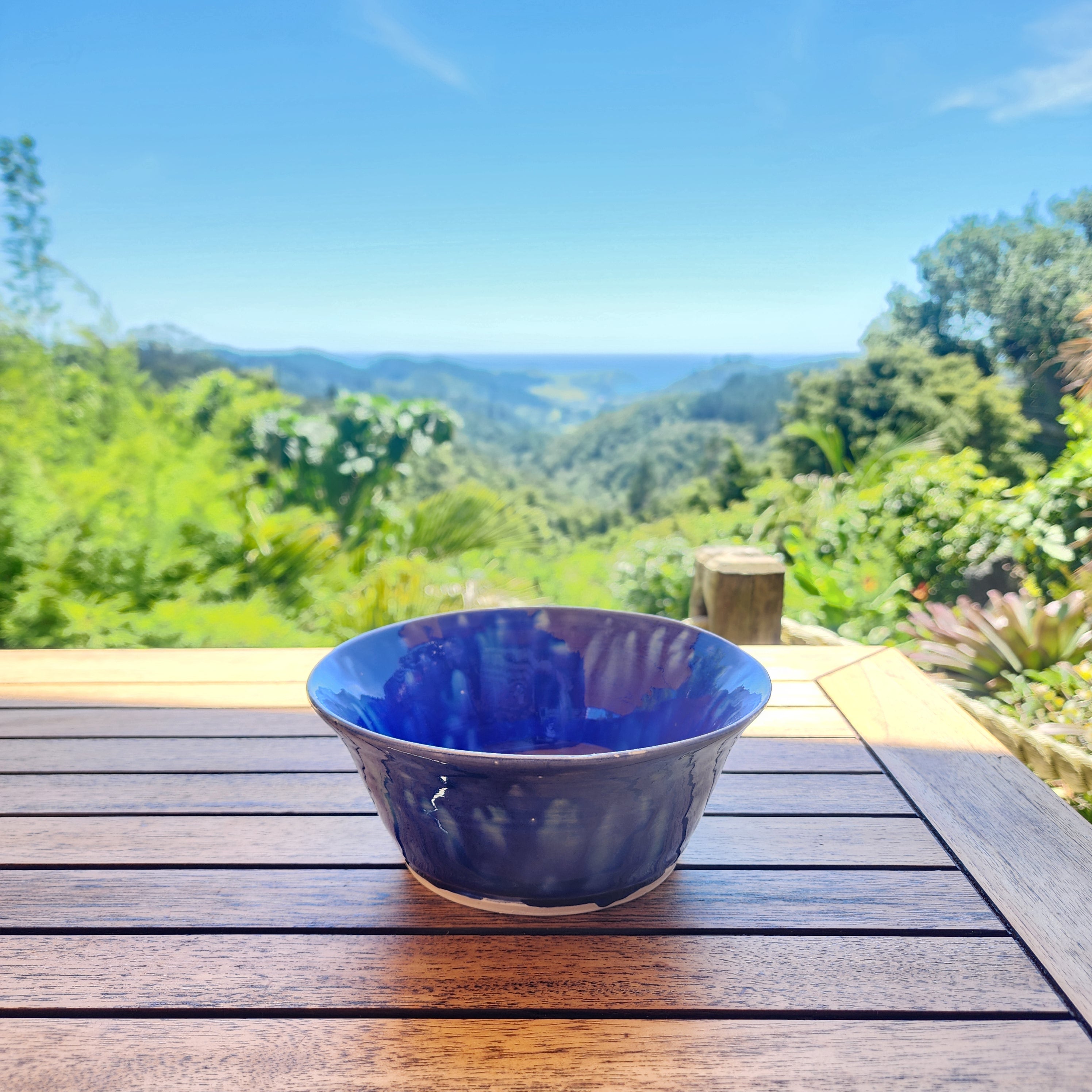 Aurora Blue - Medium Bowl