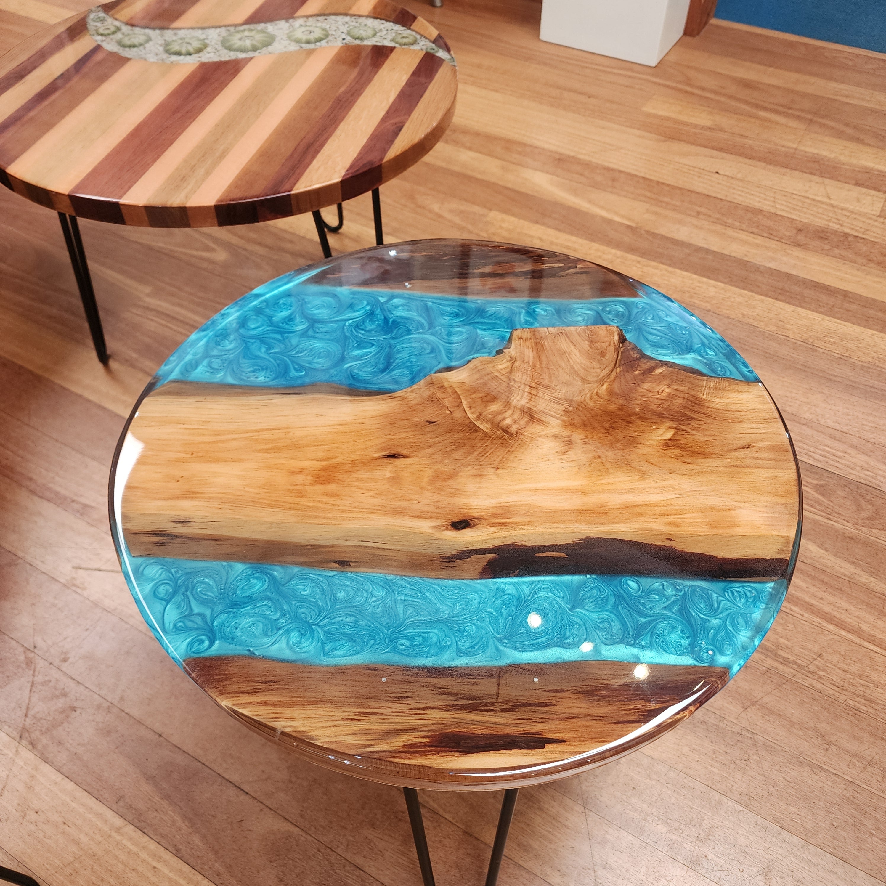 Blue Resin - Coffee Table