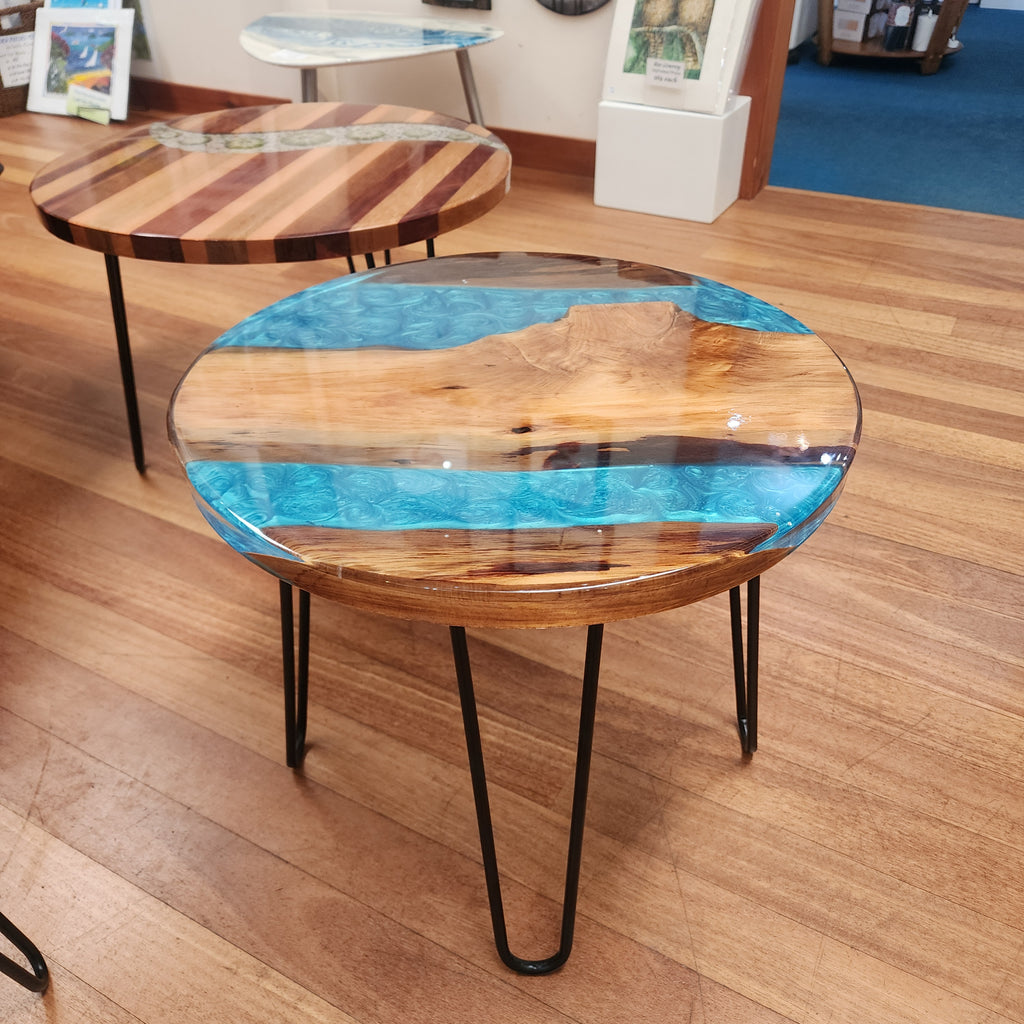 Blue Resin - Coffee Table SOLD