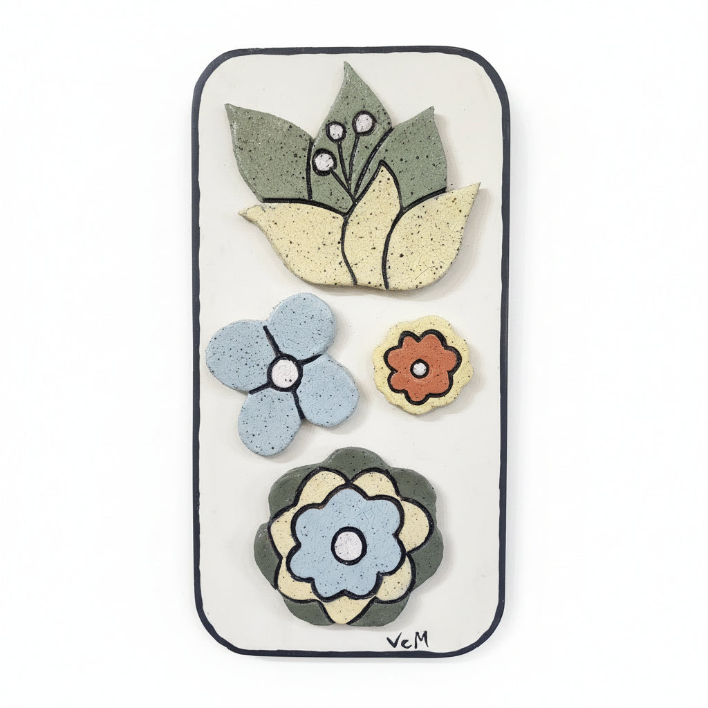 Busy Blooms - Plaque