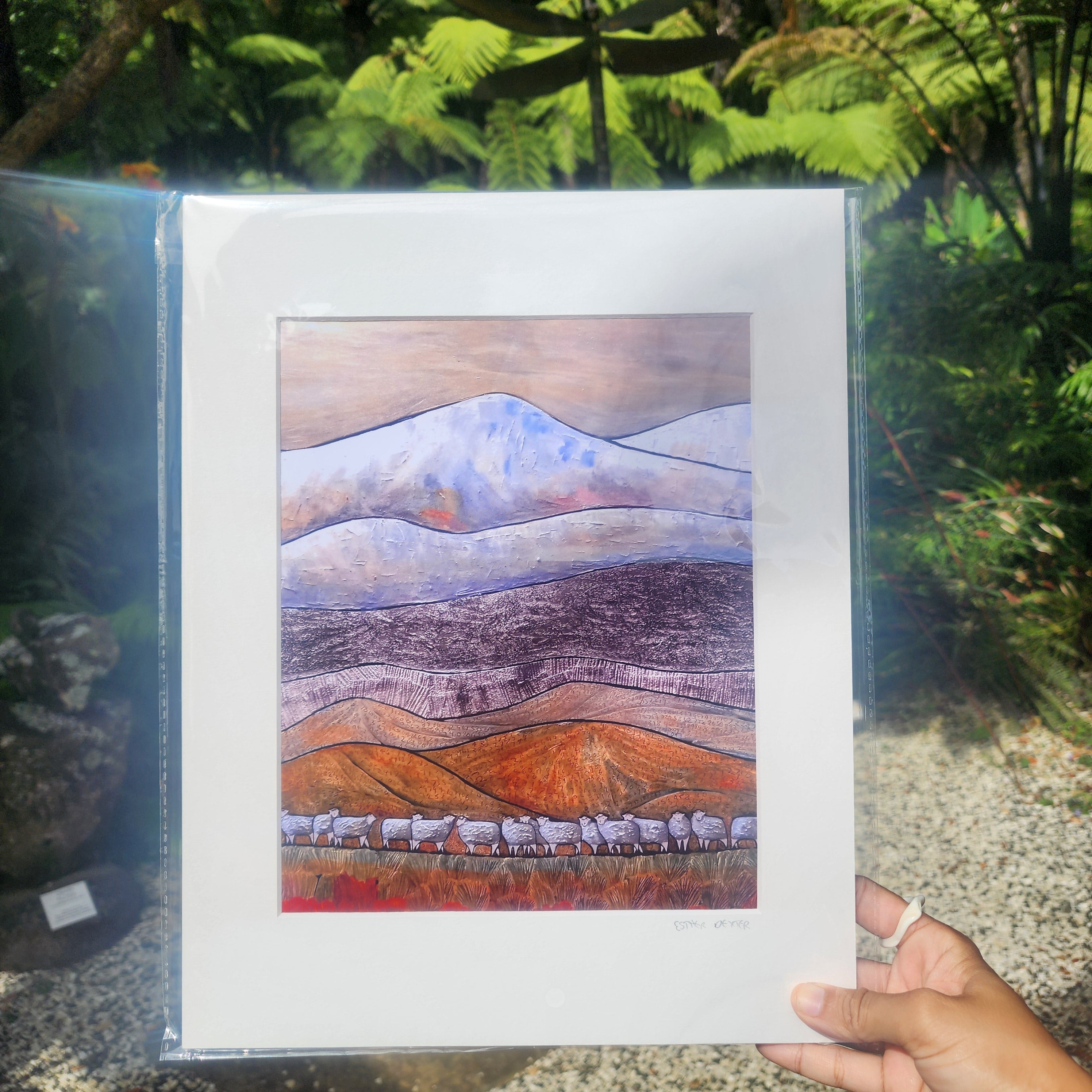 Counting Sheep - Paper Print