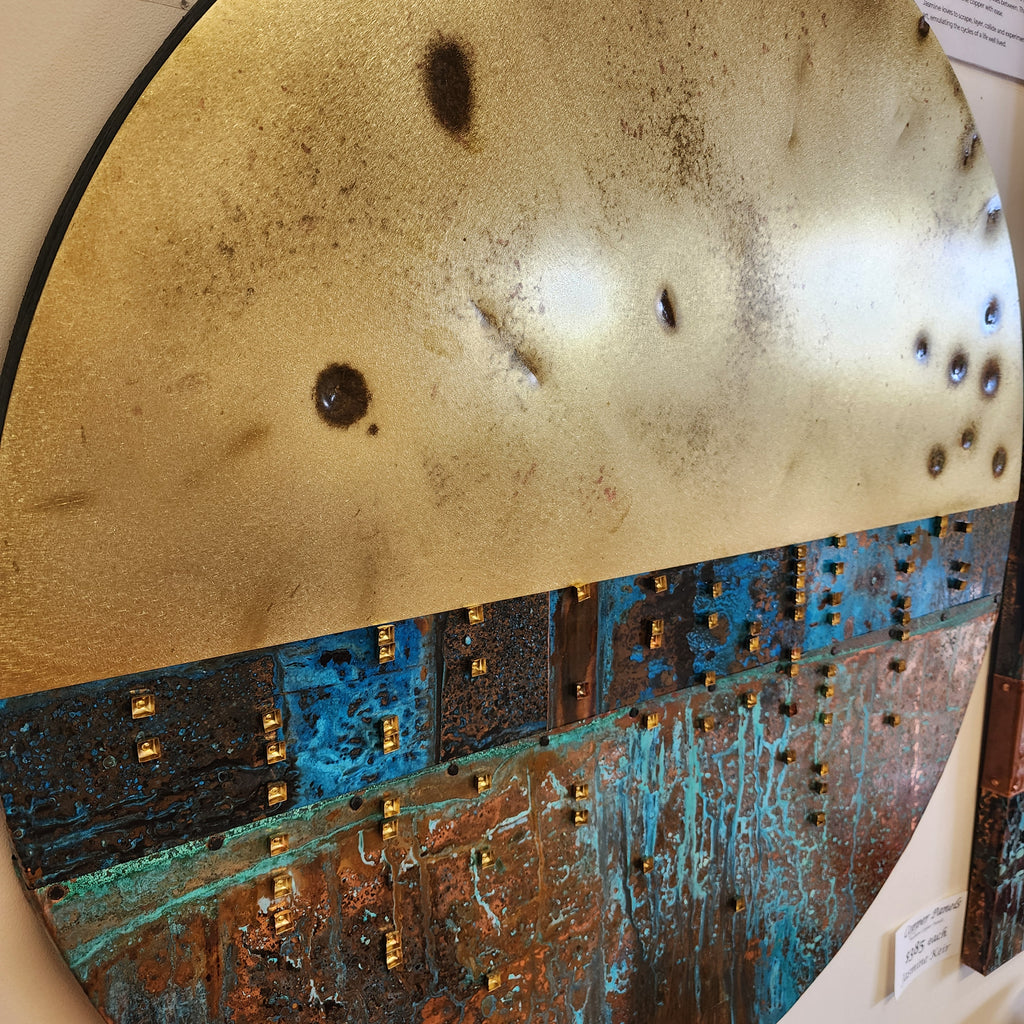 Hoi-An - Round Copper Panel
