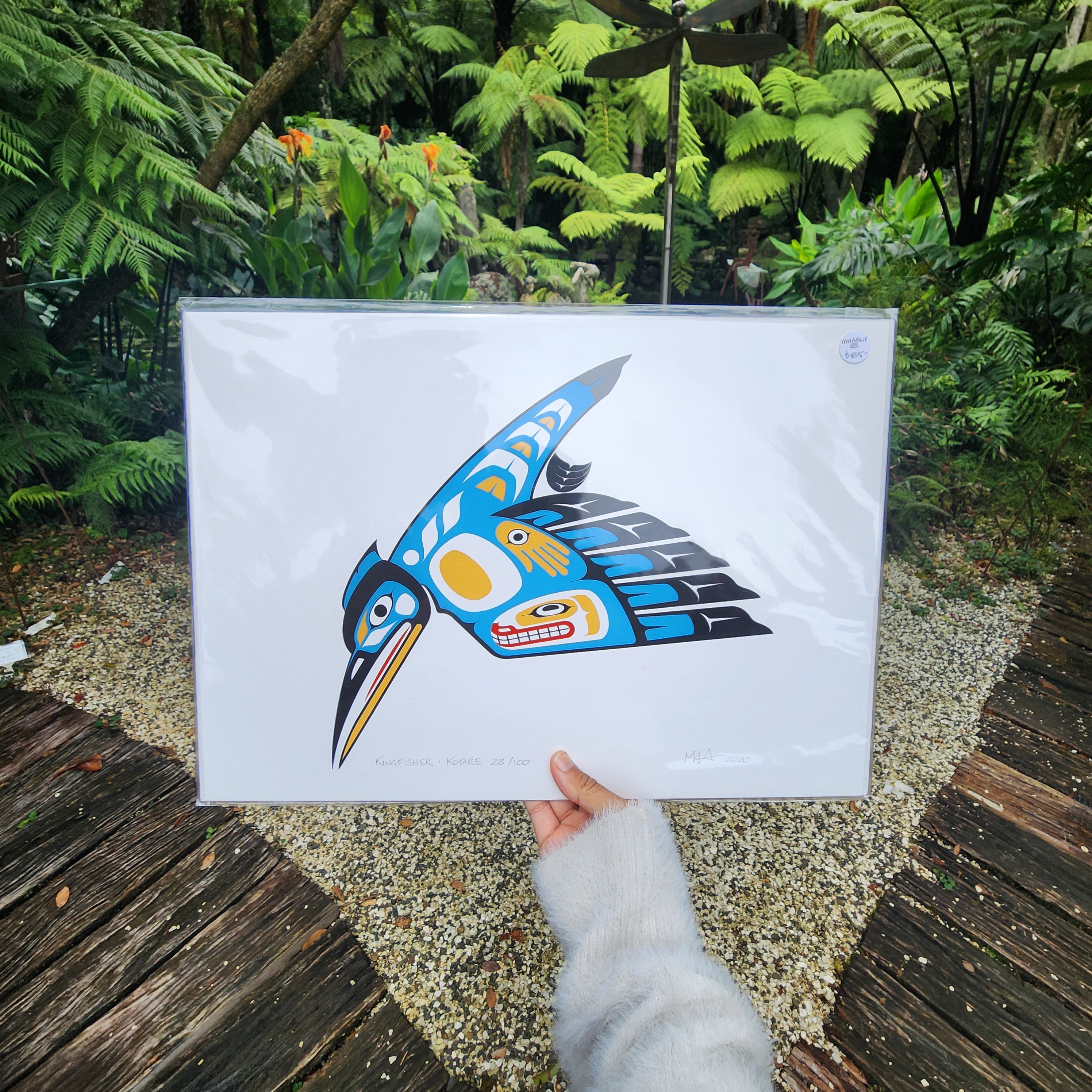 Kingfisher, Kotare - Paper Print