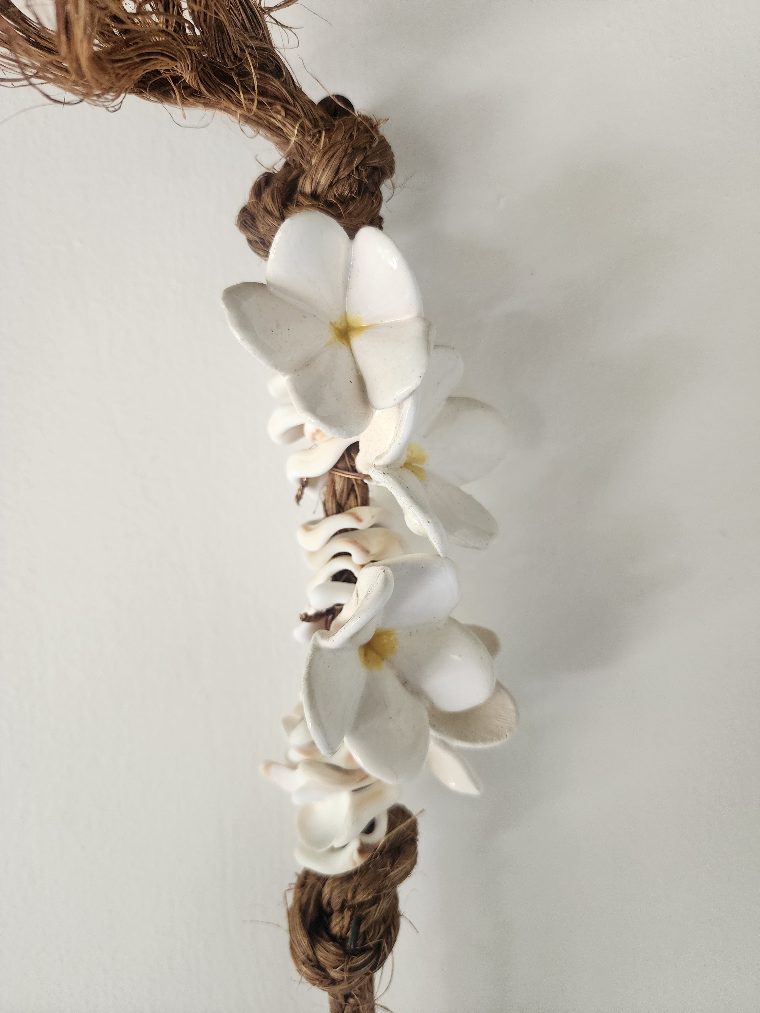 Hooks with Shells - Wall Hanging