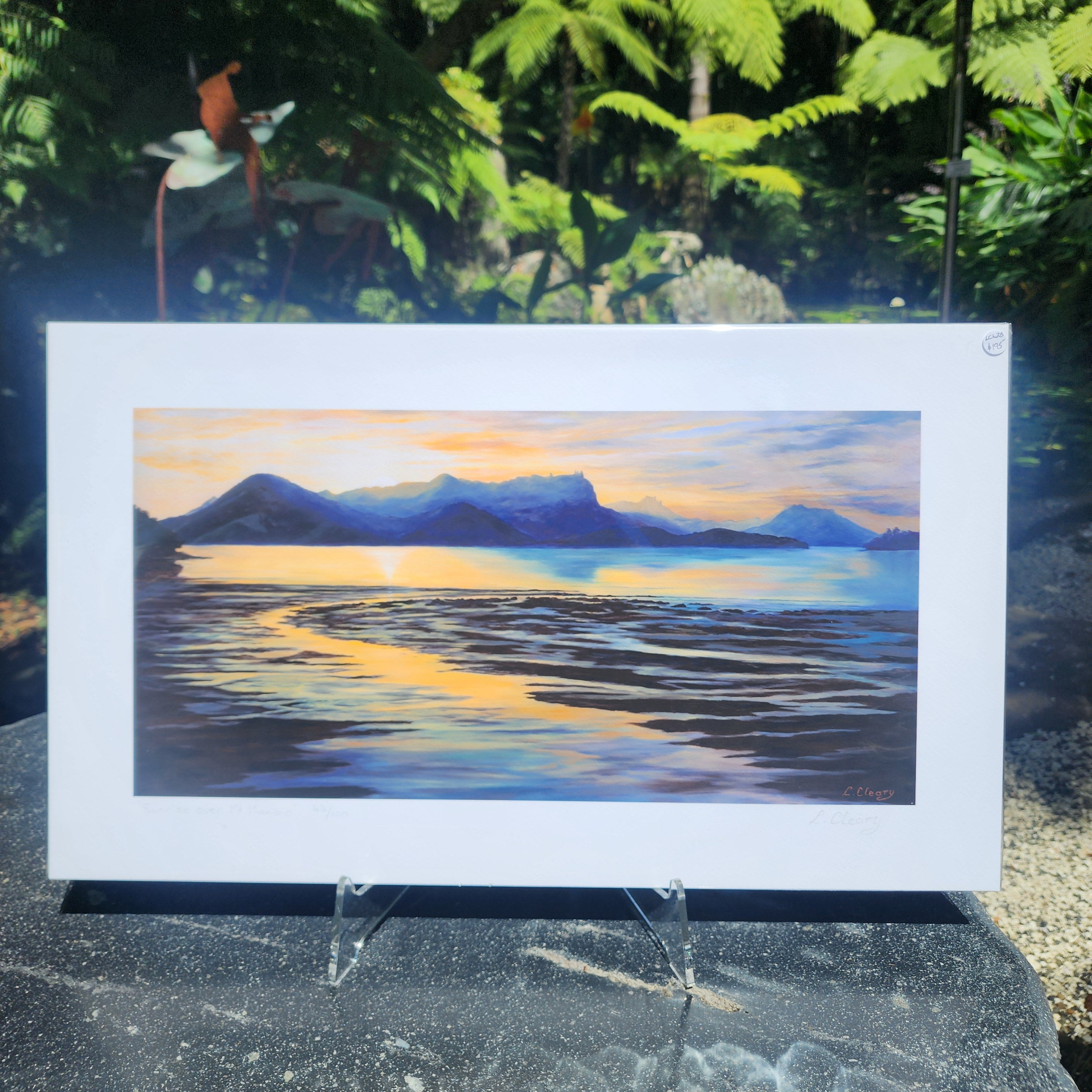 Sunrise Over Mt Manaia - Paper Print