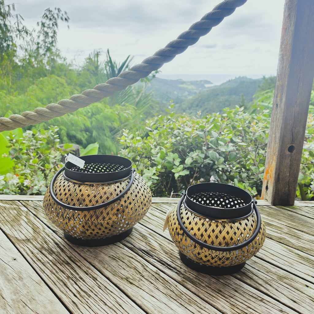 Mila Lantern (Gold & Black)