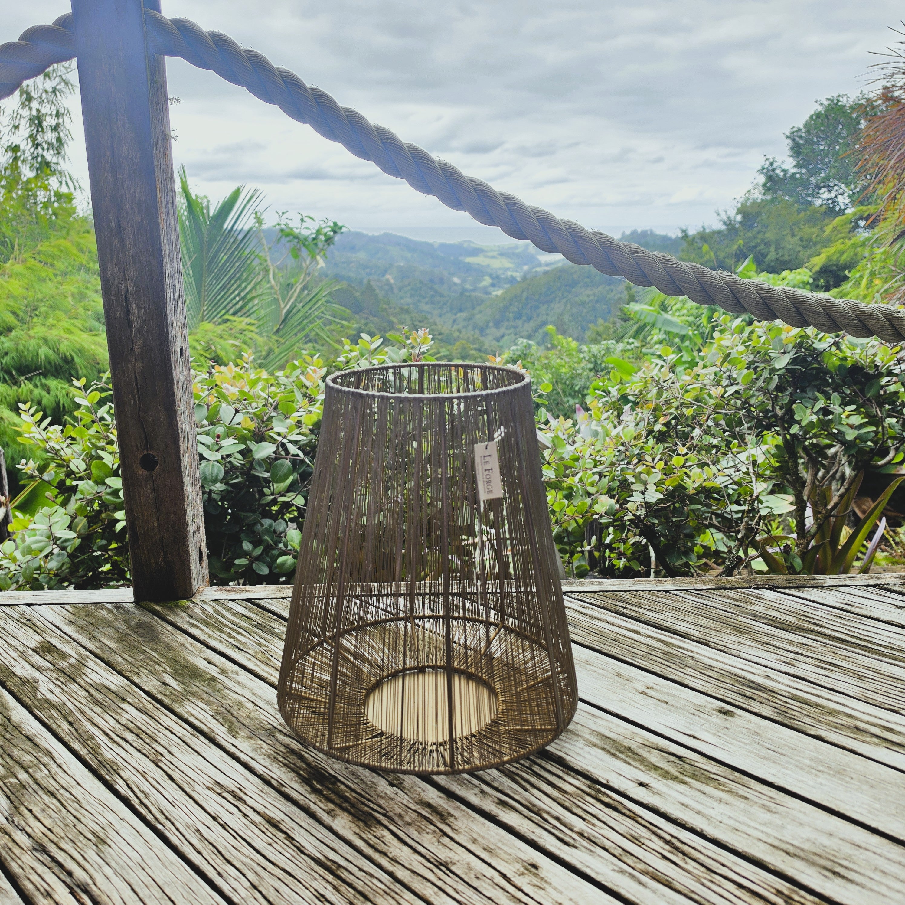 Braxton Lantern (Silver & Gold)