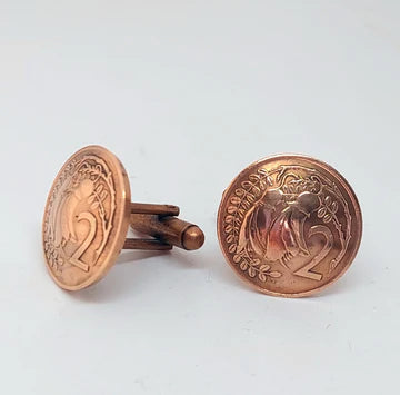 Copper Cent Cufflinks