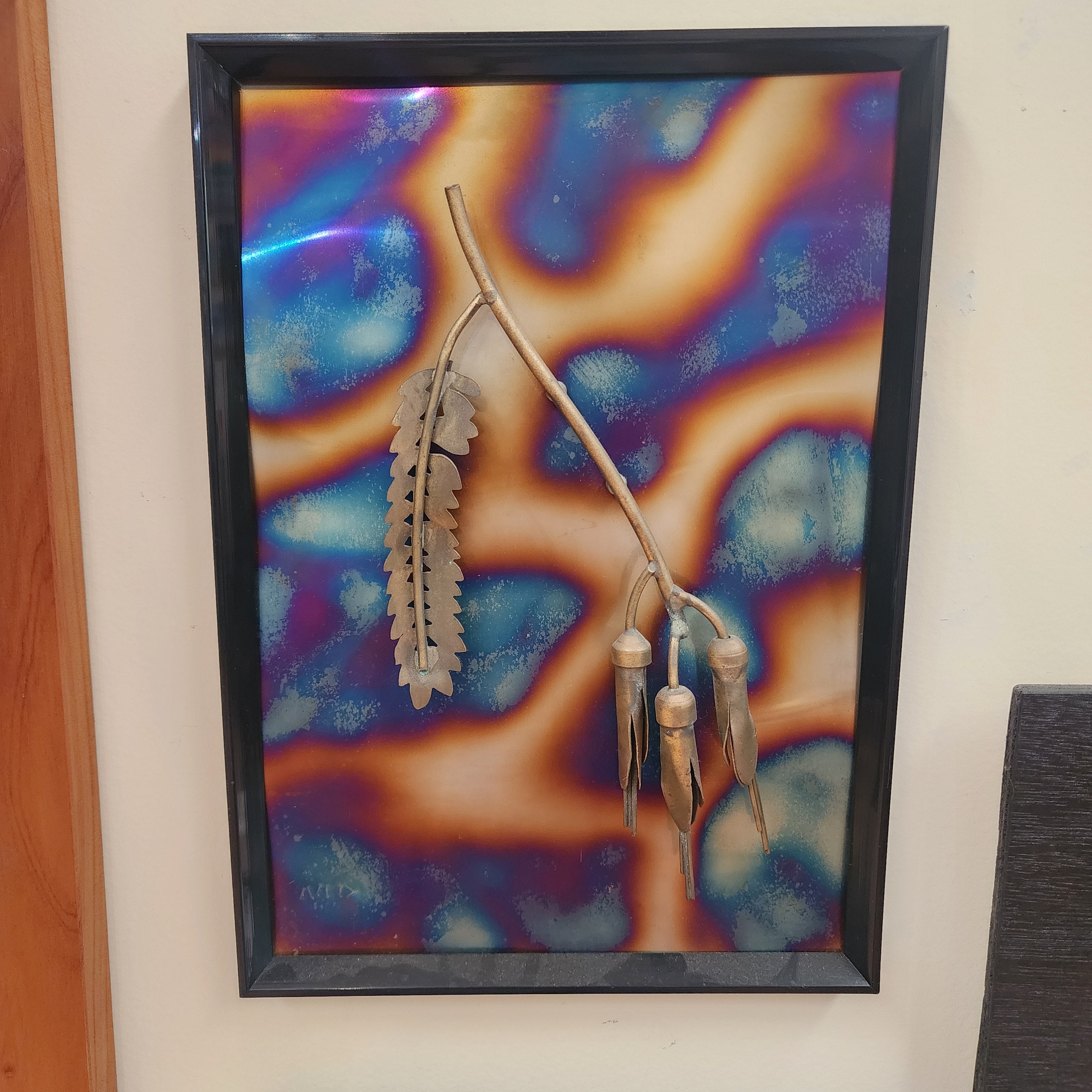 Kowhai Flower Picture - Framed