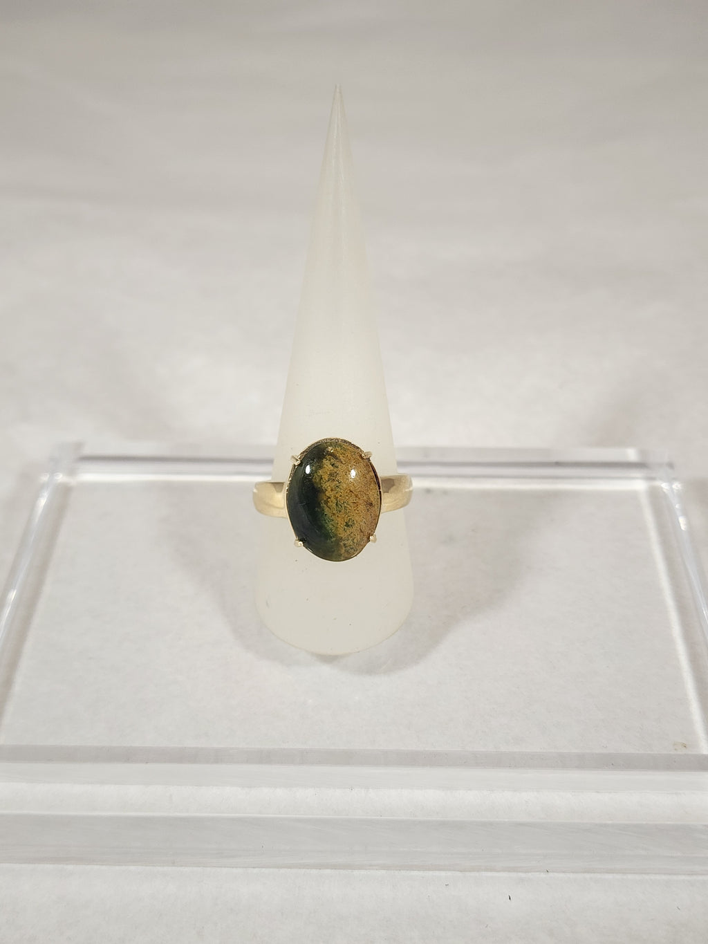 Pounamu Large Oval - Ring