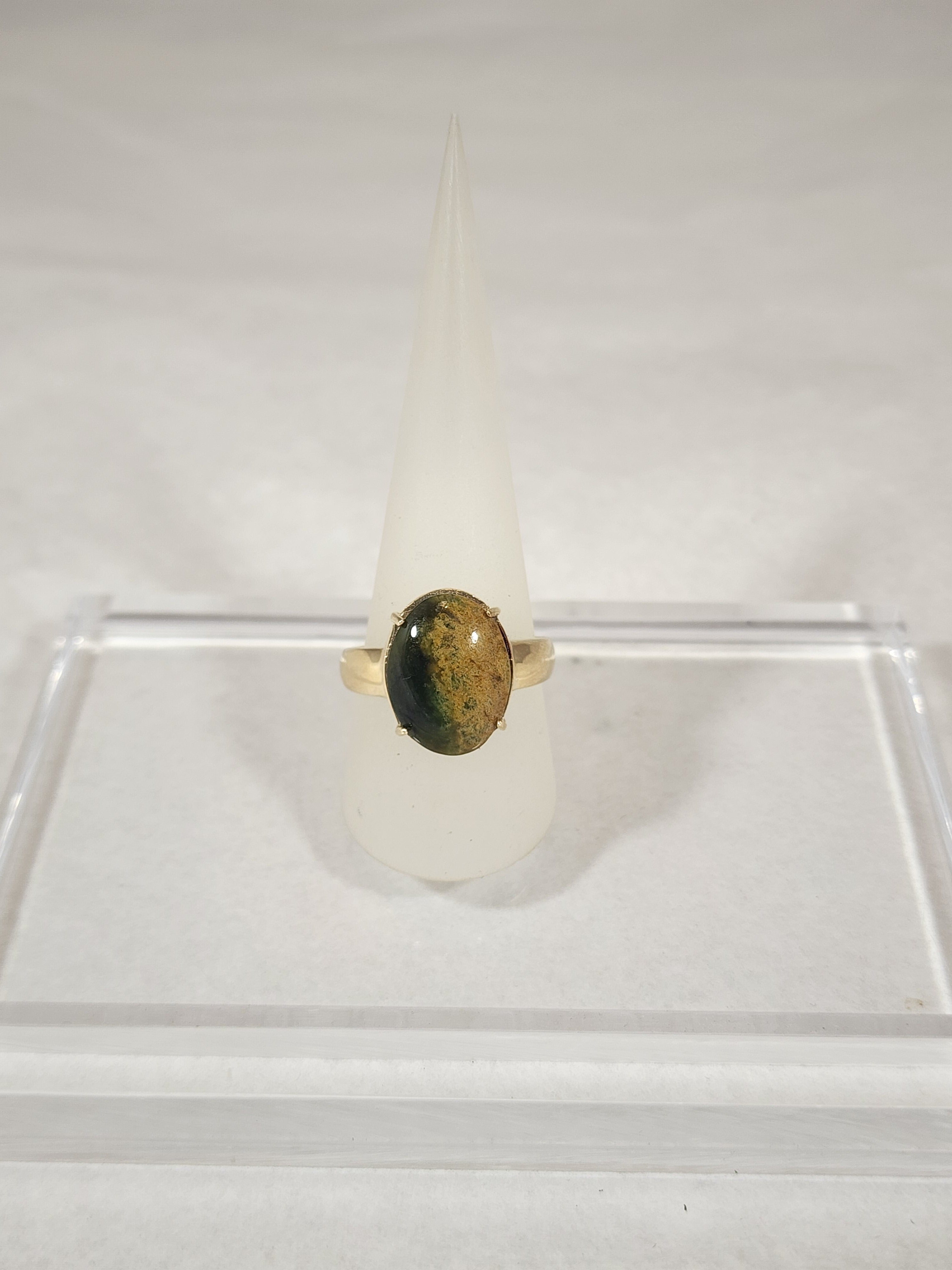 Pounamu Large Oval - Ring