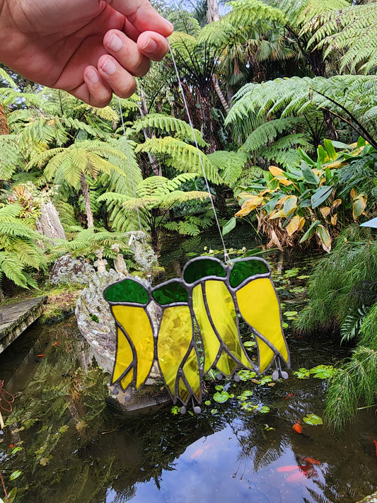 Kowhai Flowers - Stained Glass