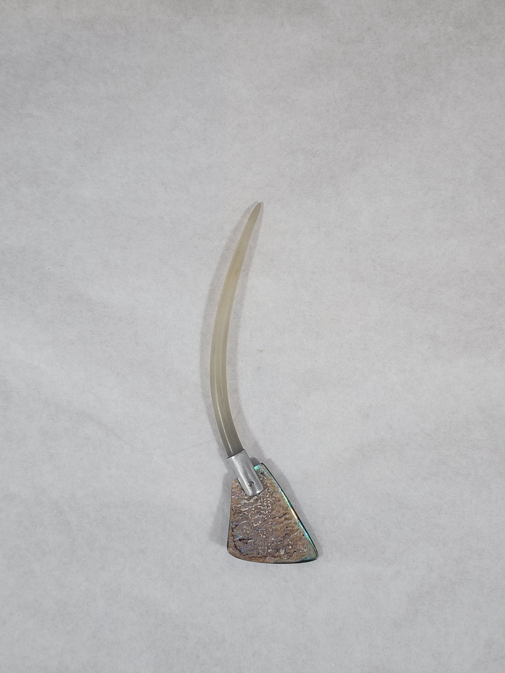 Hair Stick - Goat Horn and Paua