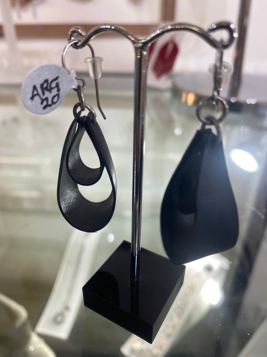 Earrings Recycled Bicycle Inner Tube