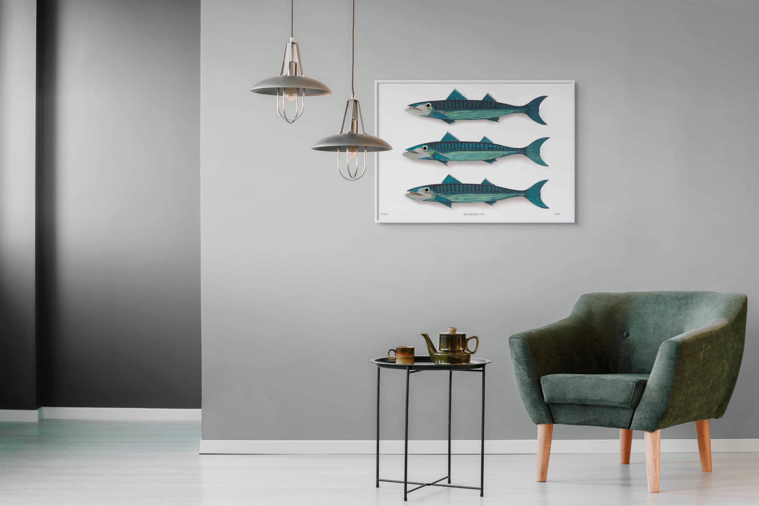 Barracuda Trio - Paper Print