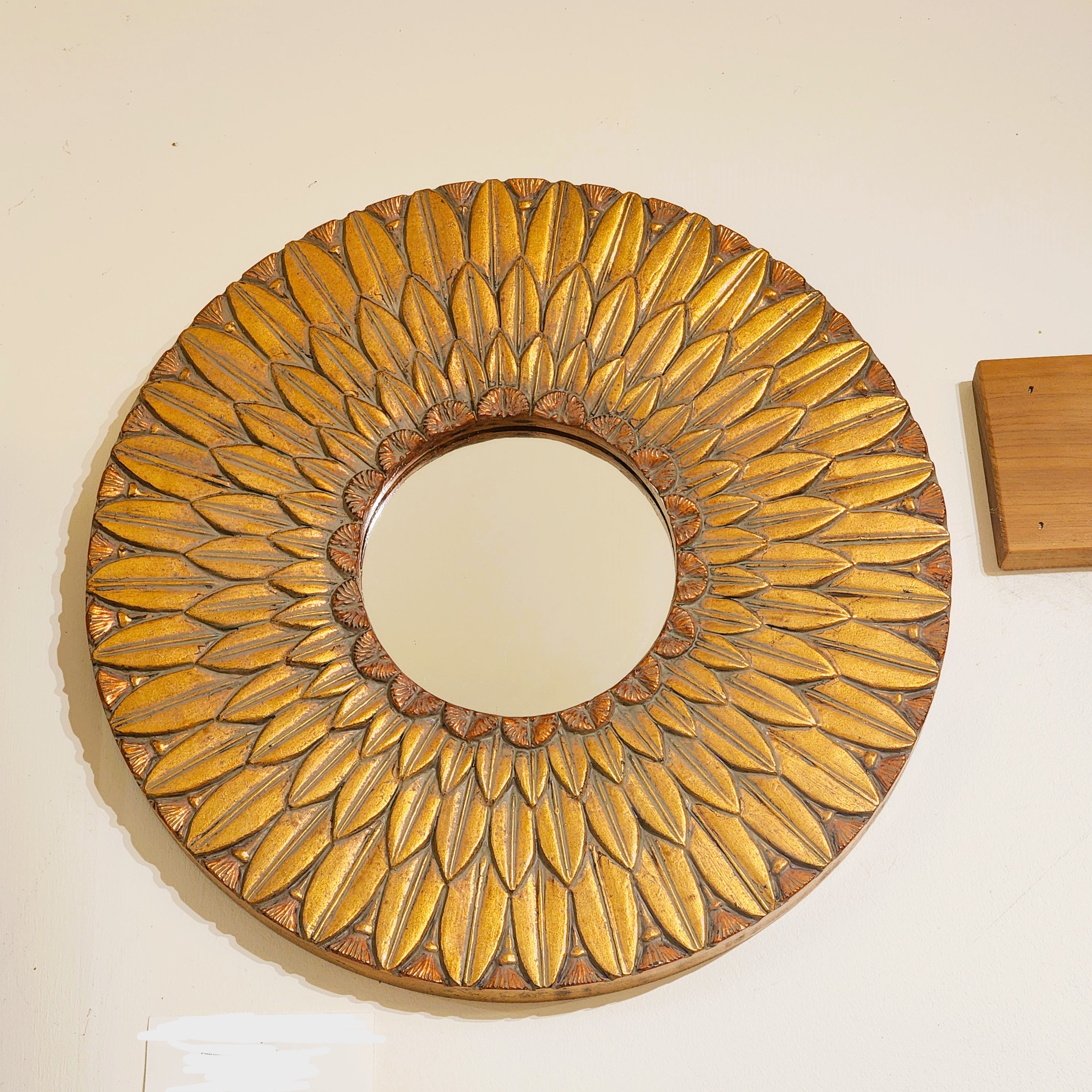 Pohutukawa Gold Leaf Mirror