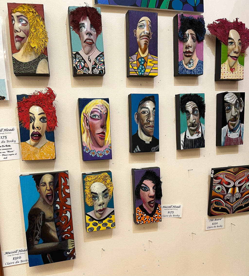 Mussel Heads Paintings from $175