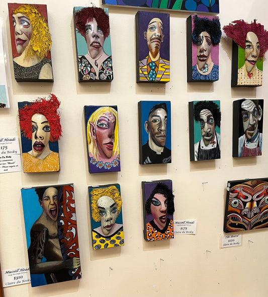 Mussel Heads Paintings from $175