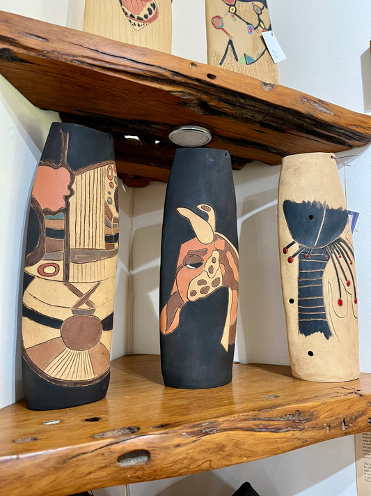 Tall Grass Pots