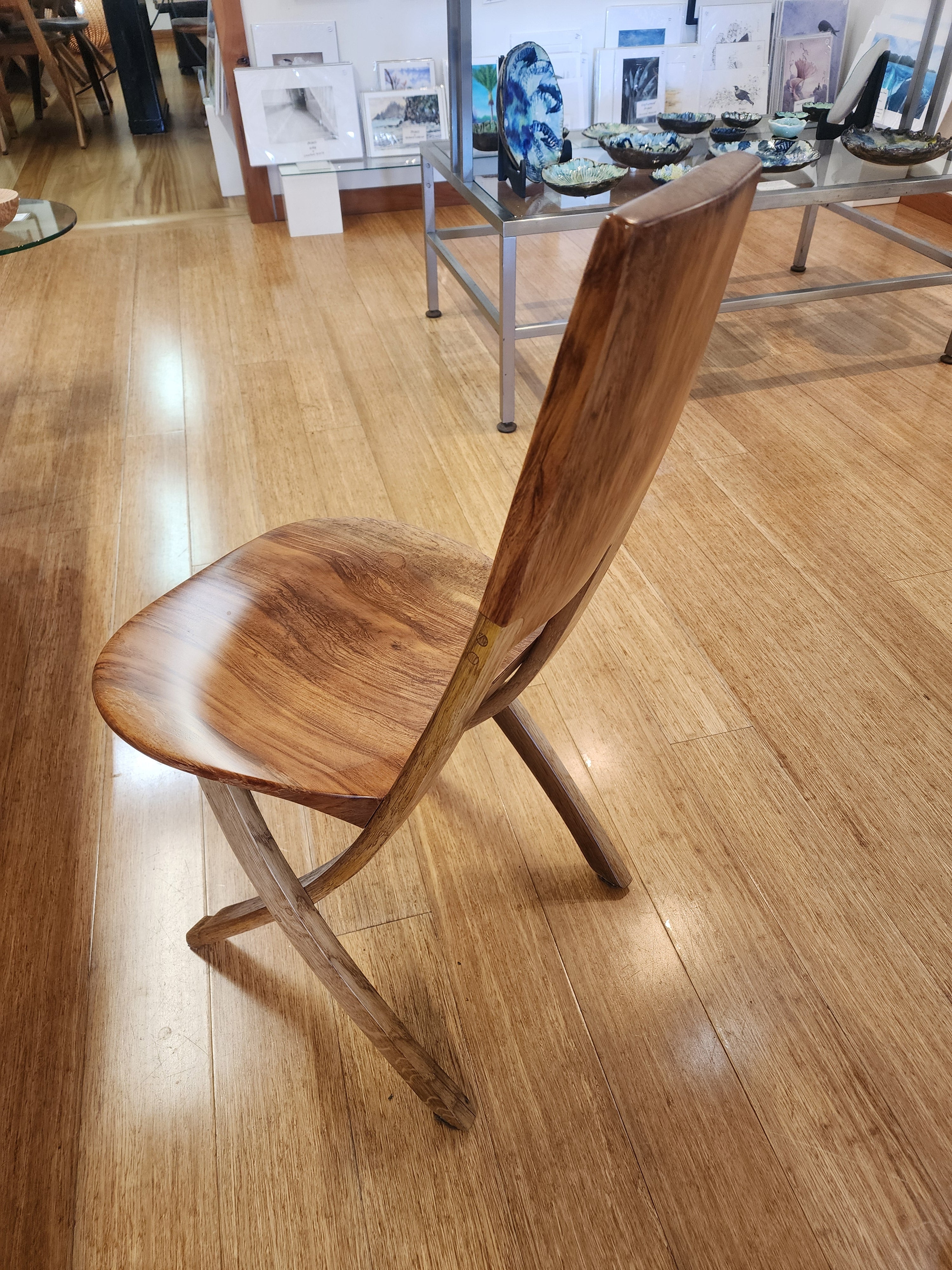 Oak and Kauri Wine Barrel Chair